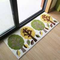 2021Soft Plush Non-Slip Entrance Door Mat Kitchen Long Strip Area Rugs Living Room Carpet Home Floor Mats