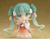 Nendoroid 539 # Hatsune Miku Moon Fairy White Wugou Action Figure Collectible สำหรับเด็กของเล่นคริสต์มาสของขวัญ