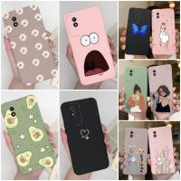 เคสสำหรับ Vivo Y02 4G ยอดนิยมกันกระแทกเคสด้านหลังเป็นซิลิโคนนิ่มลายหัวใจผีเสื้อดอกทานตะวันสำหรับ Vivo Y02 VivoY02 4G เคสกระเป๋ากันชนเคสโทรศัพท์ใหม่