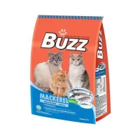 Buzz Cat  7 Kg. บำรุงขนและผิวหนัง สำหรับแมวโตอายุ 1 ปีขึ้นไป (7 กิโลกรัม/กระสอบ)