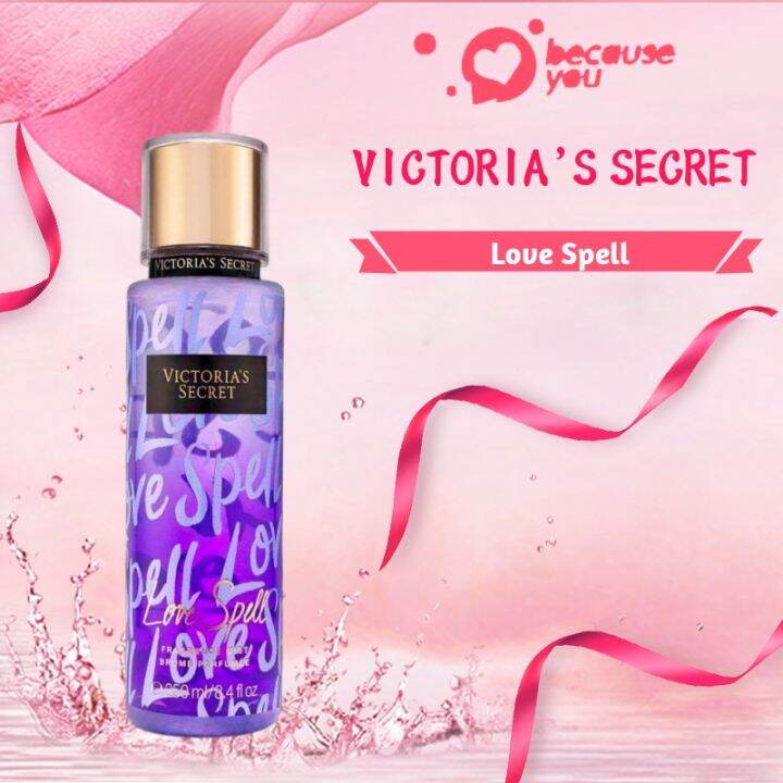 Victoria's Secret VS Love Spell Fragrance Mist Authentic Perfume for