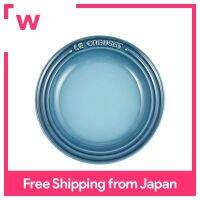 Le Creuset จานกลม LC 15 Cm Marine Blue ทนความร้อนและเย็นเตาอบไมโครเวฟเข้ากันได้