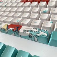 ☾◆ Mimeo 6.25u แป้นปะการัง Spacebar Pbt Cinco Lados Corante-Subbed Oem Perfil Barra De Espaço Keycap Para Diy Teclado Mecânico Fonte