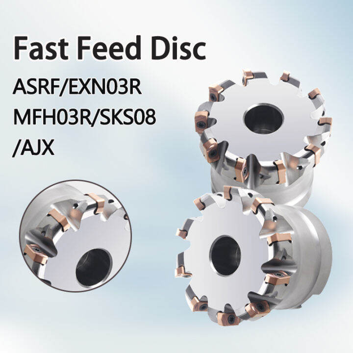 ASRF12 Efficient Fast Feed Milling Face Cutter EXN03 Double Side MFH