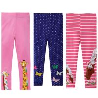 Baby Girls Leggings Stripes Unicorn New Spring Summer Kids Leggings Girls Cartoon Animals Pants Cotton Trousers