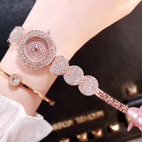 Fashion ull Diamond Luxury Watch Female Stainless Steel Quartz Wristwatches