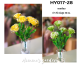 ดอกไม้ปลอม 25 บาท HY017-28 แอลเลียม 5 ก้าน ดอกไม้ ใบไม้ เกสรราคาถูก