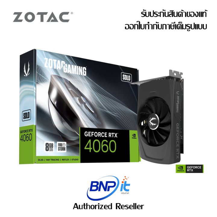 ZOTAC Graphic Cards GAMING GeForce RTX 4060 8GB SOLO Model ZTD40600G