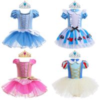 3-10T Children Summer Tutu Dress Baby Sleeping Beauty Christmas Leotard Girls Snow White Princess Costume Evening Fancy Ballet Dresses