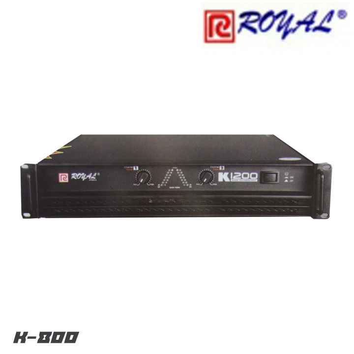 royal-k-800-เพาเวอร์แอมป์-2-ch-กำลังขับ-800-วัตต์-สเตอริโอ-ให้พลังเสียงที่หนักแน่น-มีพัดลมระบายความร้อน-2-ตัว-สินค้าตัวโชว็สภาพใหม่