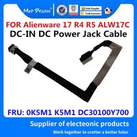 Mad Dragon Lapdc-In สายแจ็คไฟฟ้า Dc สำหรับ Dell Alienware 17 R4 R5 Alw17c R4 R5 17.3 "Dc30100y700 00k5m1 0k5m1