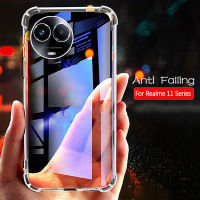 เคสกล้อง Realme 11 11Pro Plus Realme 11 11X 4G 5G 2023โปร่งใสปกป้องเต็มรูปแบบซิลิโคนนิ่มกันกระแทกฝาครอบด้านหลังเคสโทรศัพท์