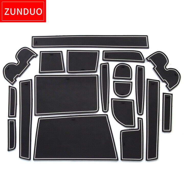 zunduo-non-slip-gate-slot-cup-pad-for-toyota-voxynoah-70-zrr7-gw-2007-2013-car-accessories-anti-slip-mat-rubber-door-mats