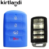 shangdjh Silicone Car Key Case Cover for Kia K7 Sorento K900 Cadenza 2017 2018 2019 4 Buttons Remote Fob Protector Keyless Holder Jacket