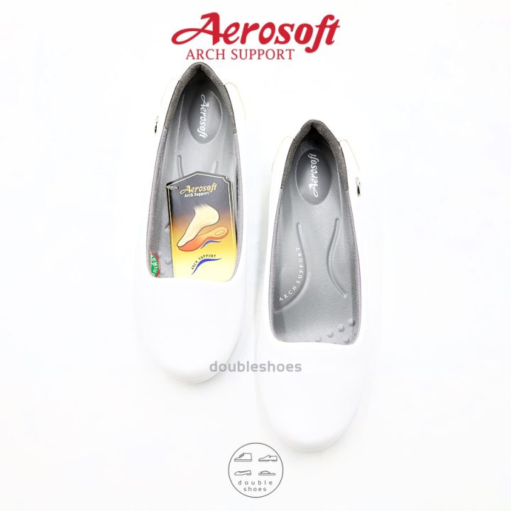 aerosoft-รองเท้าพยาบาล-รองเท้าหนัง-รุ่น-cw3133-สีขาว-สีดำ