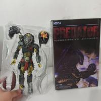 Original NECA Predator คอนกรีตป่า SCARFACE Elder Predators Clan ผู้นำนักรบ Action Figure Chief Collection ของเล่นตุ๊กตา Gift