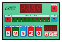 ชุดควบคุมอุณหภูมิในโรงเรือนเลี้ยงสัตว์ Climate Controller Temp TP80 พร้อมอุปกรณ์