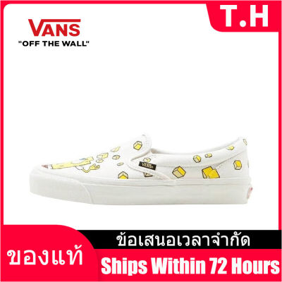 （Counter Genuine） VANS OLD SKOOL SLIP ON Mens and Womens รองเท้าผ้าใบ V060/065 - The Same Style In The Mall