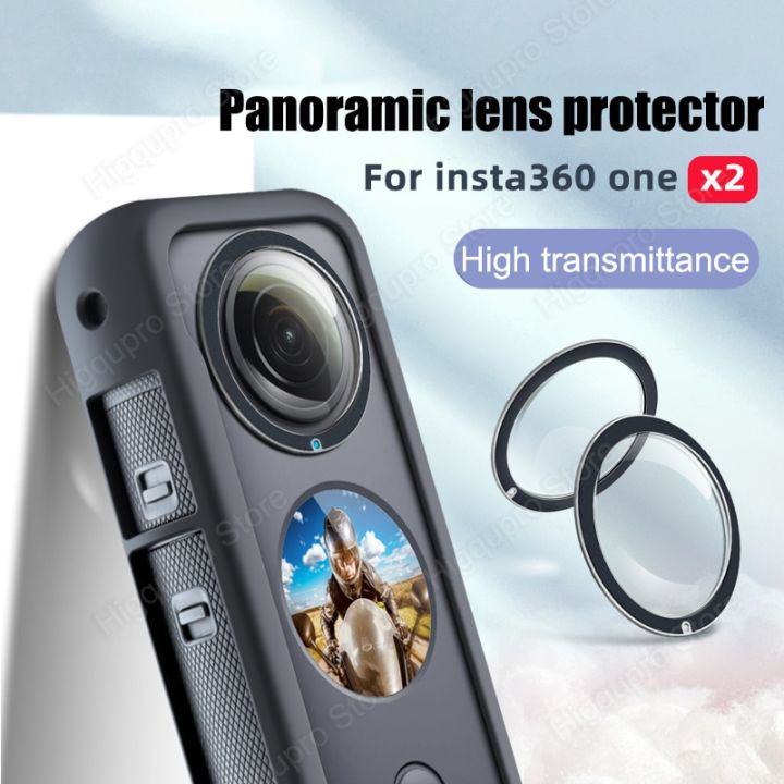 สำหรับกล้องติดรถยนต์แบบพาโนรามา-insta360เคสป้องกันตรวจจับการเคลื่อนไหวแบบพาโนรามารุ่น2nd-เลนส์-uv-ป้องกันเลนส์ยูวี-x2