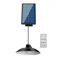 Solar Lamp Remote Control Ceiling Pedant Light garden decoration outdoor Hanging Decor Solar Lamp For Country House