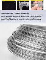 ✱✶﹊ 304 Stainless Steel Spring Wire Hard/Soft Wire 0.1mm-3mm Length 1m/5m/10m Single Strand Bundled Soft Iron Wire Frame Steel Wire