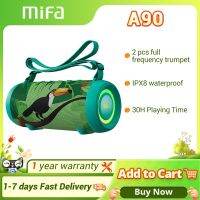 Mifa A90 Green Bluetooth Speaker 60W Power Output Bluetooth Speaker with Class D Amplifier Subwoofer