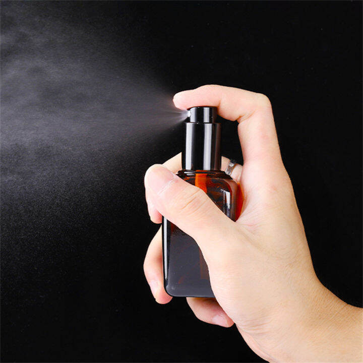 10ml-20ml-30ml-50ml-100ml-portable-cap-dark-with-brown-bottle-cosmetic-container-spray-perfume-bottles