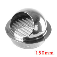 100150mm Stainless Steel Wall Ceiling Air Vent Ducting Ventilation Exhaust Grille Cover Outlet Heating Cooling &amp; Vents Cap