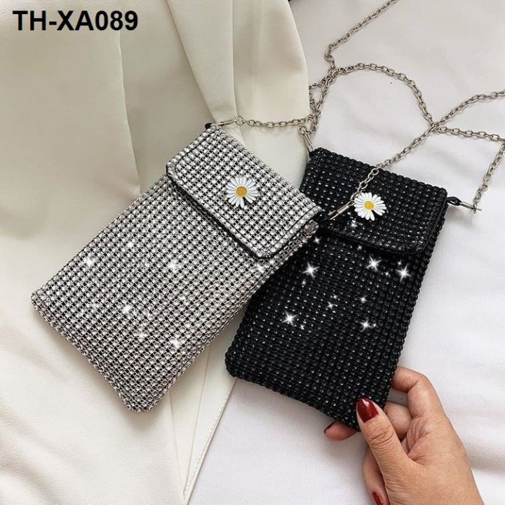 web-celebrity-same-leisure-street-full-of-diamond-glittering-chain-shoulder-inclined-bag-fashionable-bright-individual-character-cell-phone-package