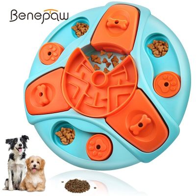 Benepaw ของเล่นภาพติดเพชรลายต่างๆฝึกอบรม IQ สมองกระตุ้นช้าให้อาหารของเล่นสัตว์เลี้ยงโต้ตอบสำหรับเล็กกลางใหญ่สุนัขลูกสุนัขรักษา Yy. ร้านค้า