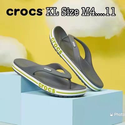 รองเท้าแตะ Crocs แบบหัวนีบ ใส่นิ่มเบาสบายเท้า สี่ตรงหน้าปก