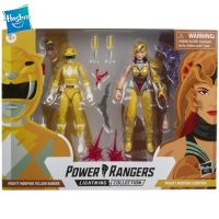 Hasbro พาวเวอร์เรนเจอรส์ Morphin Yellow Ranger อันยิ่งใหญ่ Morphin Scorpina ของขวัญของเล่นเด็กแอคชั่นโมเดลฟิกเกอร์สะสม