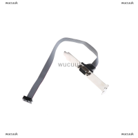 wucuuk เมนบอร์ด Serial 9Pin RS232 DB9 COM Port RIBBON CABLE Connector Bracket SLOT