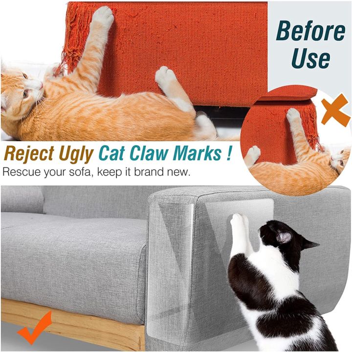 xmas-3-แผ่นผ่นสติ๊กเกอร์ฟิล์มป้องกันแมวข่วน-ป้องกันแมวลับเล็บโซฟา-ข่วนโซฟา-กันแมวข่วนเบาะ-กันแมวข่วนรถ-อุปกรณ์แมว
