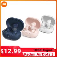 （Orange home earphone cover）Xiaomi Redmi Airdots 3หูฟังไฮบริด,ของแท้หูฟังไร้สายบลูทูธ5.2 Mi หูฟัง True ควบคุมแบบสัมผัสพร้อมไมโครโฟนระดับ CD