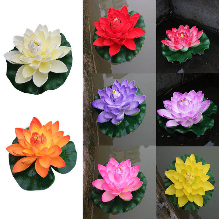 Colourful Artificial Flower Real Touch Lotus Fack Flowers Home Decor