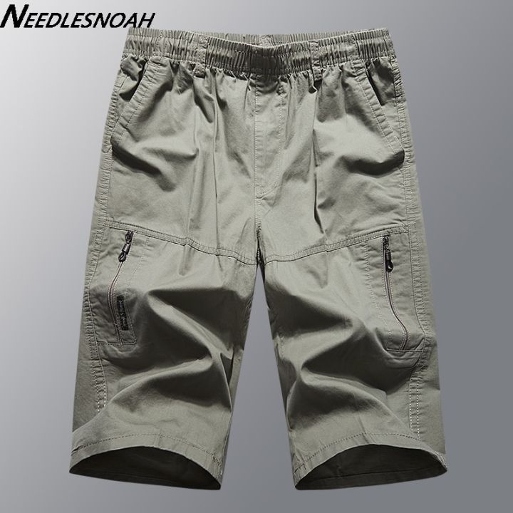 needlesnoah-กางเกงคาร์โก้ผู้ชาย100-สำหรับฤดูร้อนใหม่2023กางเกงวิ่งกางเกงขาสั้นบุรุษเบอร์มิวดายาวถึงเข่าทหารหลวม