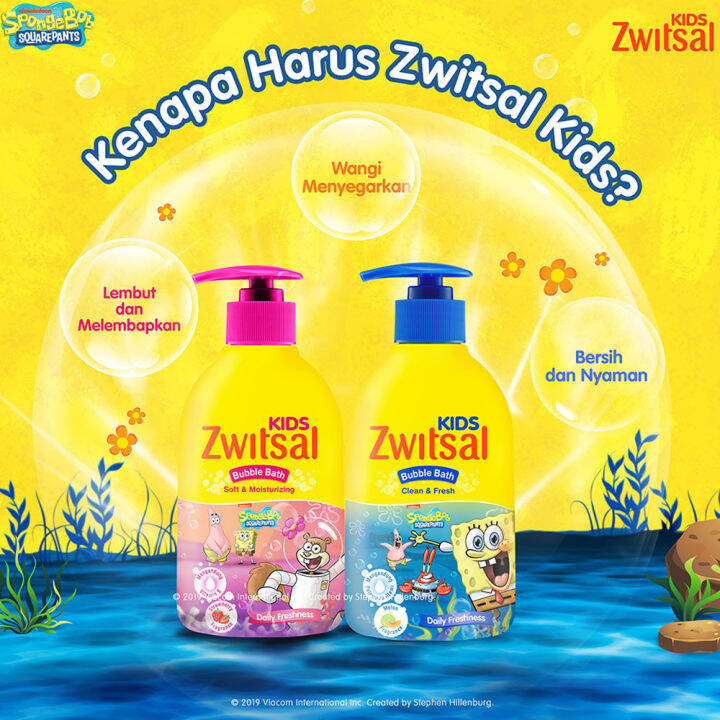 Zwitsal Kids Bubble Bath 280ml Lazada Indonesia
