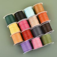 【CC】 10M/Lot 1mm Leather Waxed Cord Cotton Thread String Necklace Rope Bead Jewelry Making Supplies Wholesale