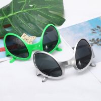 Funny Sunglasses Party Props Alien Glasses Costume Glasses Rainbow Lenses ET Sunglasses Halloween Favors Accessories Party Gift