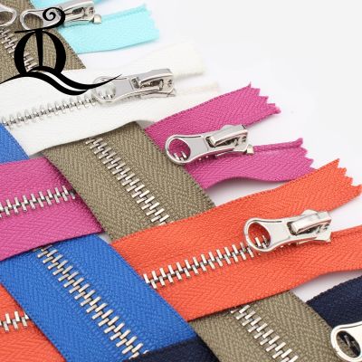 ☂▣✣ Close-End 15cm-45cm 5 1pcs mix brand Metal Zipper for Sewing zip Garment Accessories Jeans Zippers Cremalleras DIY tools zipper