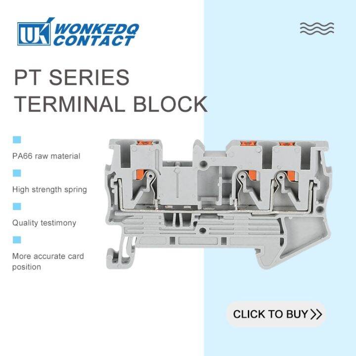 10ชิ้น-pt2-5-tw-pt-2-5-tw-push-in-twin-3-ตัวนำดึงสายผ่านดึงสายไฟขั้วต่อไฟฟ้าบล็อกขั้วราง-din-pt-2-5-tw