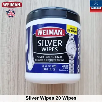 Weiman Silver Wipes - 20 wipes