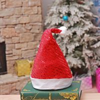 【cw】 Xmas CapColor Kids AdultUpSequinHat Hat for Home