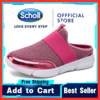 Scholl รองเท้าผู้หญิง Scholl รองเท้าผ้าใบรองเท้าผู้หญิง รองเท้า Scholl รองเท้าหญิง Scholl รองเท้าผ้าใบผู้หญิง รองเท้าแตะเกาหลี sholl ขนาดใหญ่ 41 42 ครึ่งรองเท้าแตะแบนแบนฤดูร้อนโบฮีเมียรองเท้าแตะผู้หญิงกีฬาลำลองกีฬาครึ่งรองเท้าเดิน- AS2029