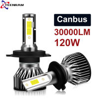 H4 LED ไฟหน้า H11 H1 H3 9005 H7 9006ไฟ LED ไฟตัดหมอกอัตโนมัติสำหรับรถยนต์12V 24V 6000 K 9004 9007 9012หลอดไฟอัตโนมัติ *