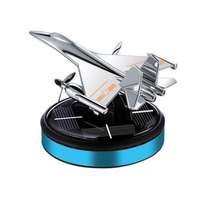 【DT】  hotCar Air Freshener Solar Aircraft Perfume Car Accessory Aromatherapy Long-Lasting Car Solar Fighter Propeller Flavoring Fragrance