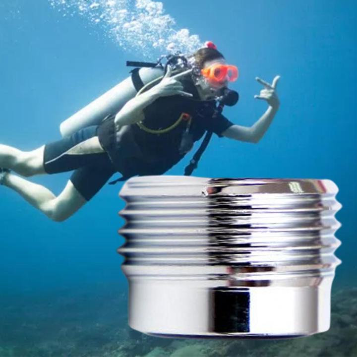 scuba-diving-cylinder-valve-screw-yoke-insert-tank-valve-adaptor-convert-outlet-din-plug-adapter-g5-8-for-snorkeling
