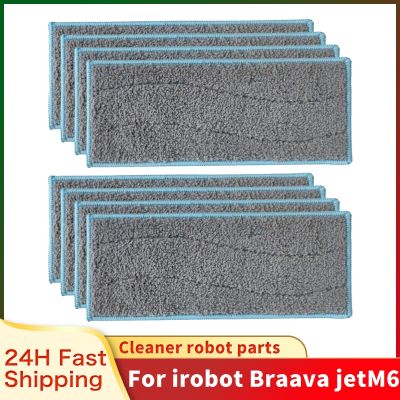 【lz】☈❈♕  Lavável Molhado Esfregando Almofadas Para iRobot Braava Jet M6 Robot Aspirador Mop Panos Panos Pads Acessórios de Substituição Peças