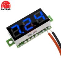 0.28 Inci 0.28 "DC 2.5-30V Mini LCD Digital LED Mobil Voltmeter Tegangan Panel Meter Tester Detektor Monitor Merah Hijau Biru Kuning